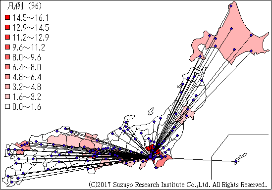 最適立地シミュレーション画面例